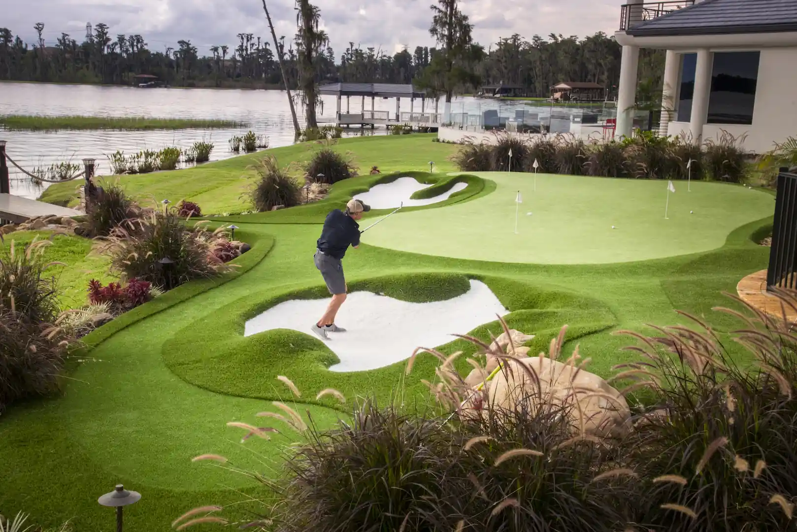 Putting Greens with Undulations & Bunkers